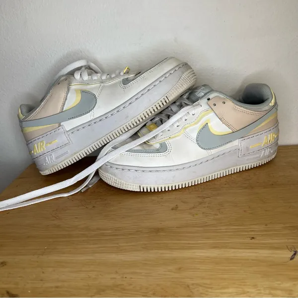 Nike Air Force 1 Shadow Pastel Sneakers - Women's‎ Size 6.5 US - Multi-Color - Image 3
