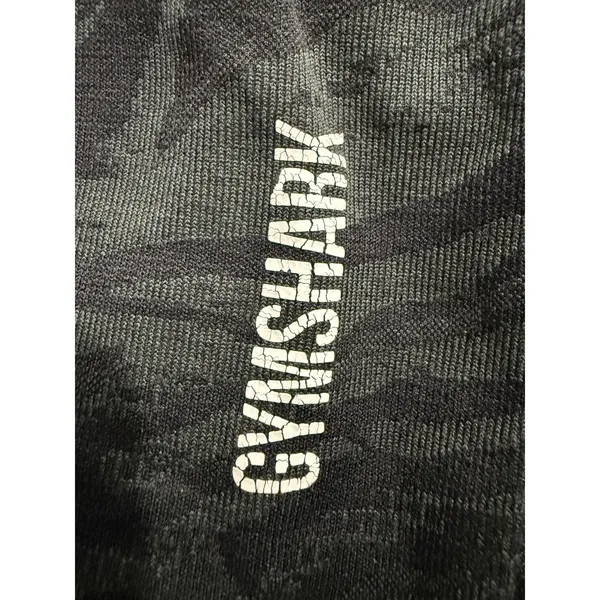 Gymshark‎ Adapt Animal Seamless Leggings Womens XS Black Grey Zebra GLLG4296-BK - Image 5