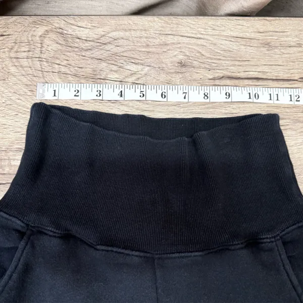 Marissa Webb SO HIGH WAISTED FRENCH TERRY SWEATPANTS IN BLACK size small‎ - Image 8
