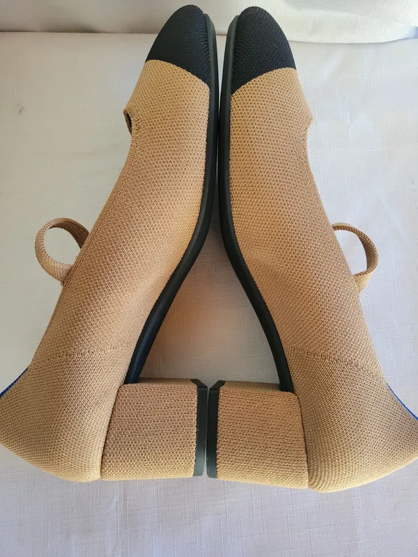 Rothy's Wome's Mary Jane Block Heel Pumps Camel Tan Size 9.5 - Image 6