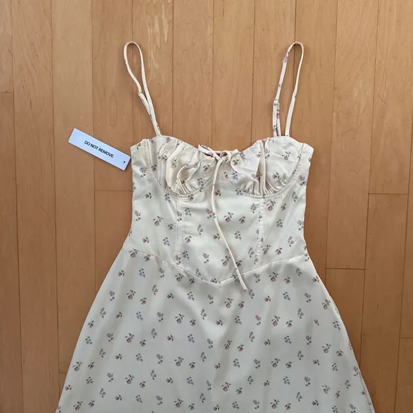 Princess Polly Members Only yellow floral corset maxi dress - Image 3