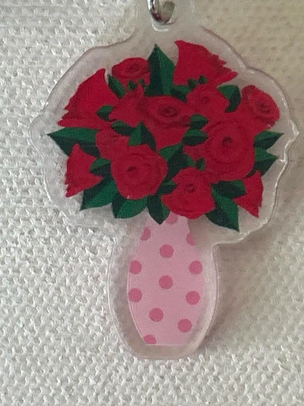 Acrylic Bouquet Keychain - Image 2