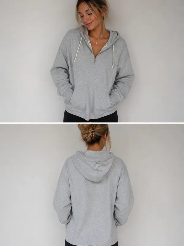Aerie grey small hoodie - Image 2