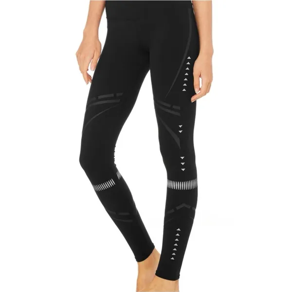 ALO YOGA Airbrush Legging in Black Chakra- Size Small - Image 2