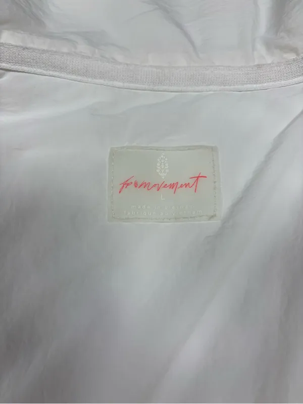 FP Movement Free People In A Bubble Quilted Puffer Vest White Womens Large - Image 3