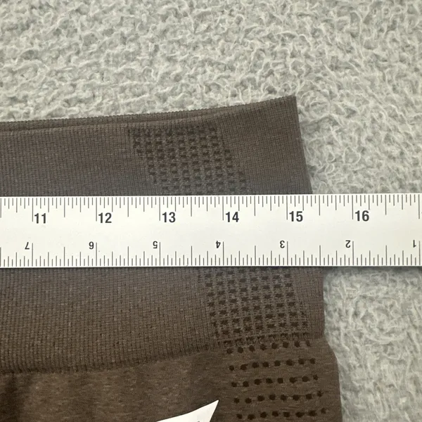Gymshark Vital Seamless 2.0 Shorts Athletic Biker Athleisure Brown Women's XL - Image 7