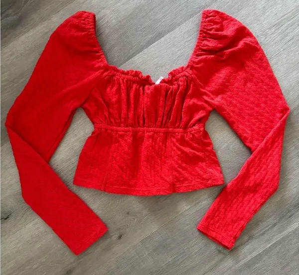 Free people long sleeve corset top - Image 3