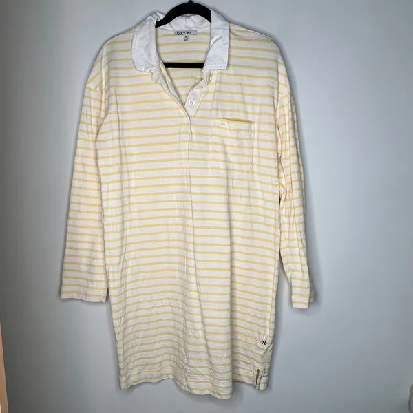 Alex Mill Stripe Rugby Dress Size Medium - Image 3