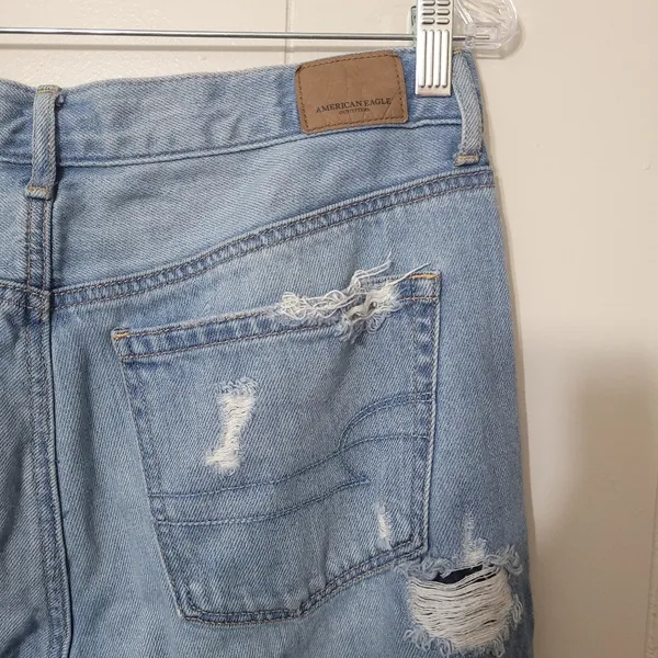 American eagle jeans high rise girlfriend blue size 6 - Image 9