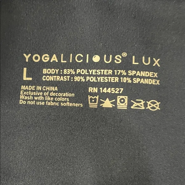 Yogalicious Lux Navy Leggings - Image 4