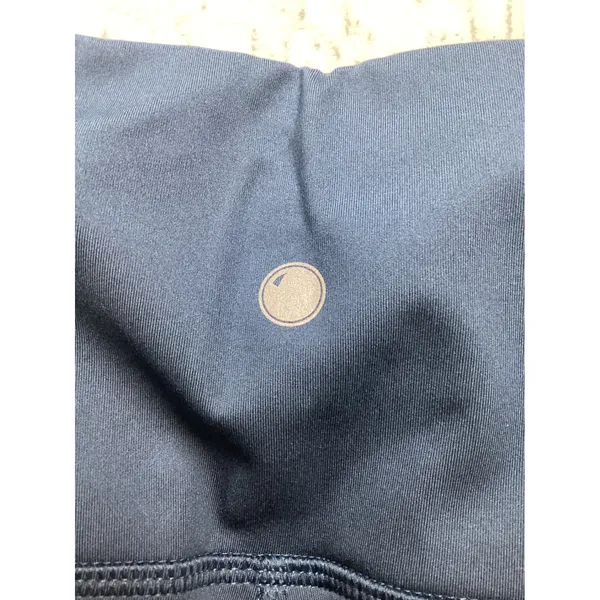 Yogalicious Lux Womens High Waisted Biker Shorts Ocean Silk Blue SHY3864P Size S - Image 4