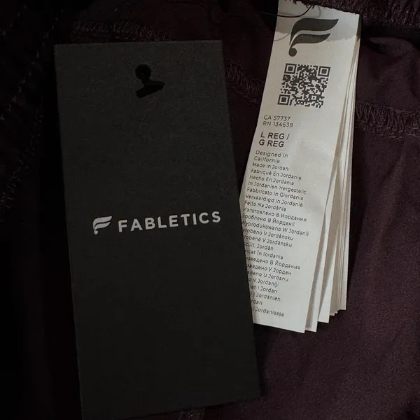 Fabletics Large Downtown Wide Leg Pants UPF Wicking Stretch Lightweight Hi-Rise - Image 8