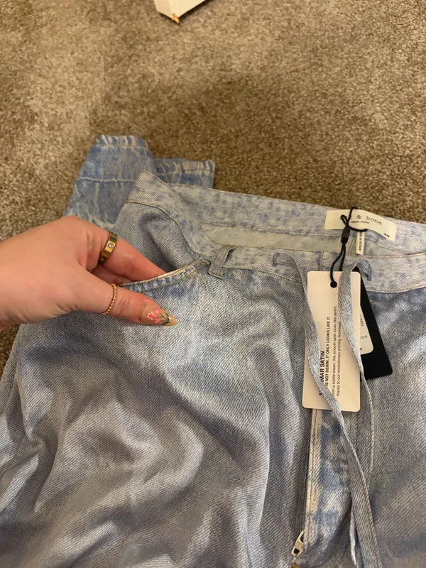 rag & bone miramar satin phoebe drawstring pant  - Image 5