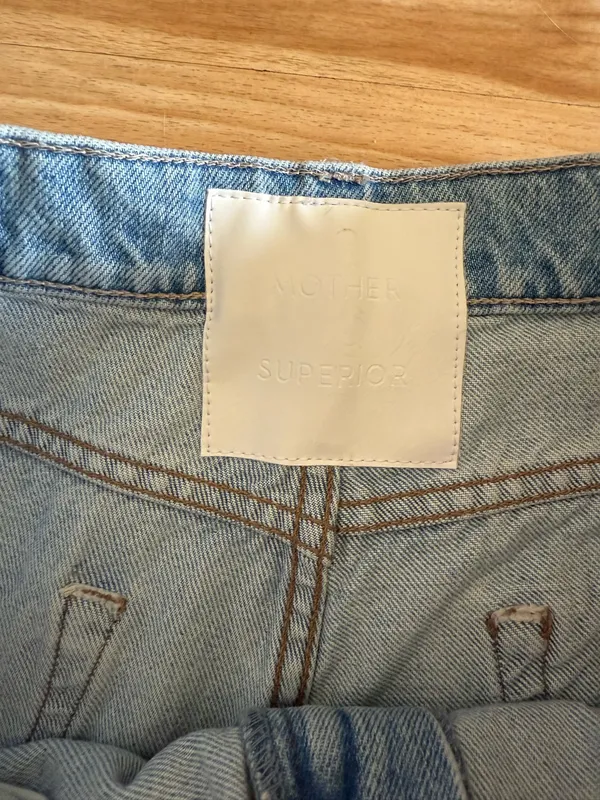 Mother NWT Awesome High Waisted Spinner Zip Sneak Chew in We Bounced - Size 31 - Image 5
