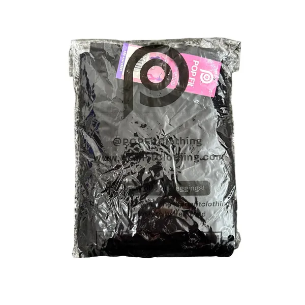 Pop Fit Clothing Flip Phone Leggings in Black, Size L - Image 3