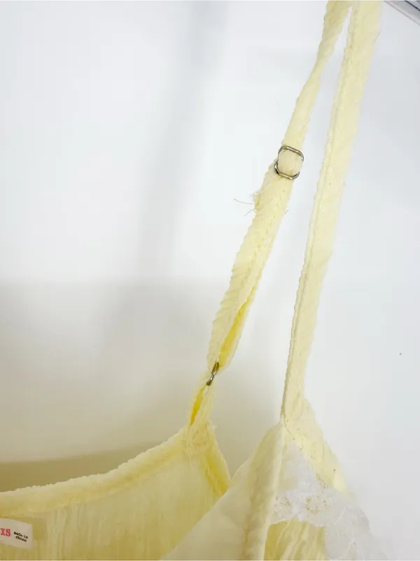Lush Tie Front Tank‎ Top Women's XS Butter Coquette - Image 6