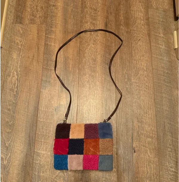 Natural Life Boho Patchwork Multicolor Crossbody Bag - Image 2