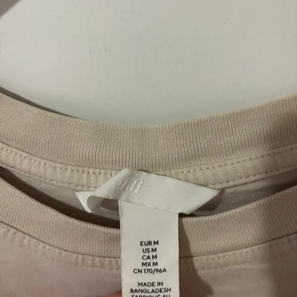 H&M Crème  Tshirt - Image 3