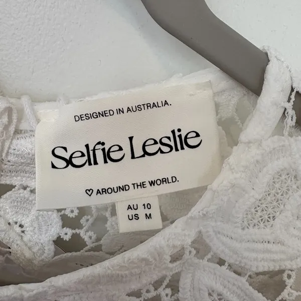 White Lace Dress (Selfie Leslie) - Image 3