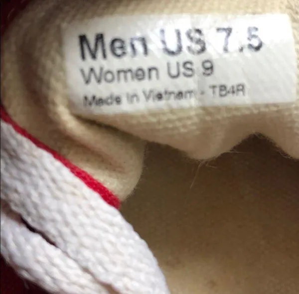 Vans Authentic Red Shoes - Image 4