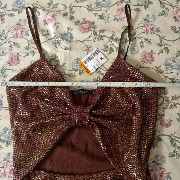 Sheer Dress Papaya  - Image 3