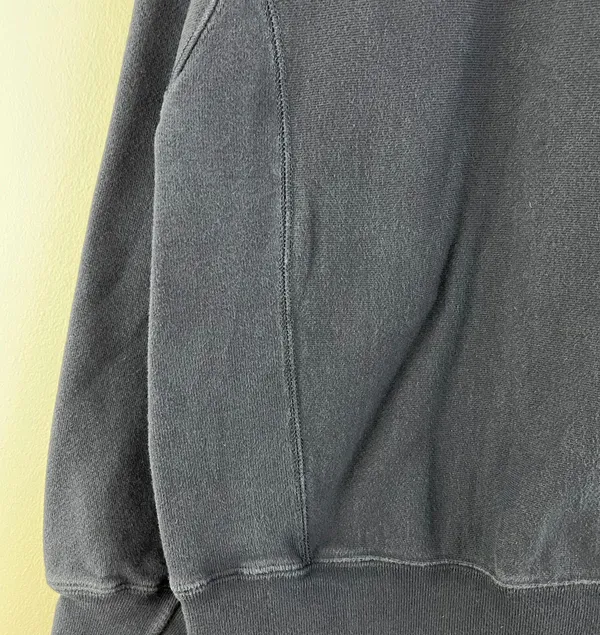 Vintage 90’s Navy Blue White “YALE” Reverse Weave Crewneck Pullover - Image 6