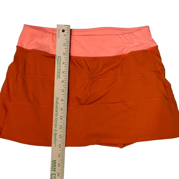 MECDAR Women's Athletic Tennis Golf Skort Skirt 2 Zip Pocket‎ Workout Size 8 - Image 7