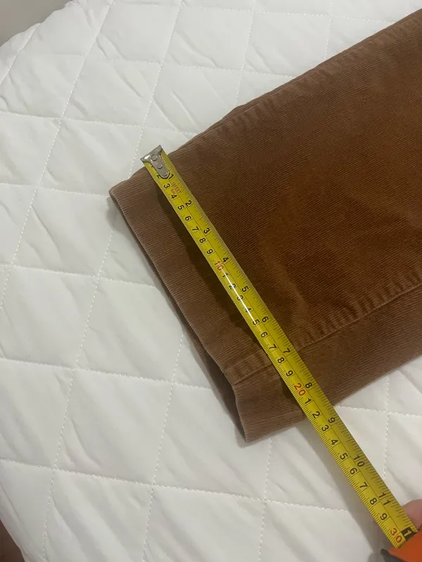 Everlane Womens Brown Corduroy Pants Size 6 High Rise Straight Leg Casual Fall - Image 8