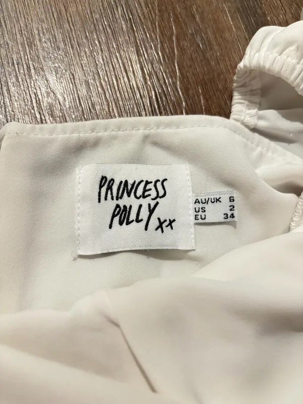Princess Polly White Corset Mini Dress Long Sleeve - Image 4