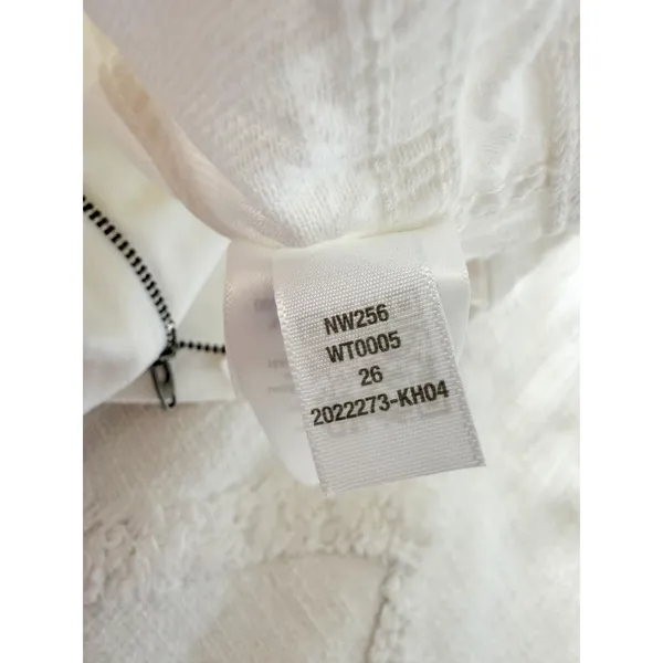Madewell |‎ NWT Cleo Straight Jean Patch Pocket White Denim | Sz 26 - Image 13