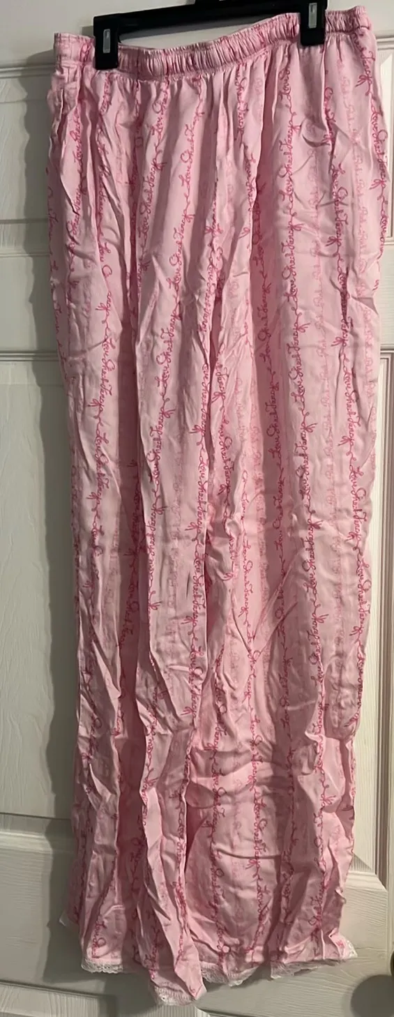PINK Victoria's Secret love shack fancy pajama pants - Image 3