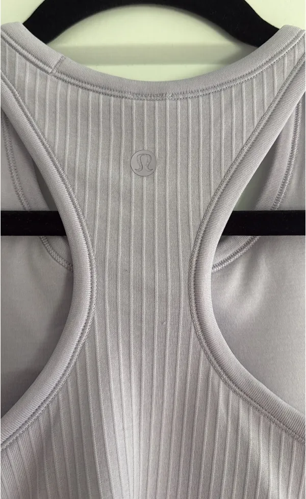 Lululemon Size 4 Ebb to Street Cropped Racerback Tank Top - Image 4