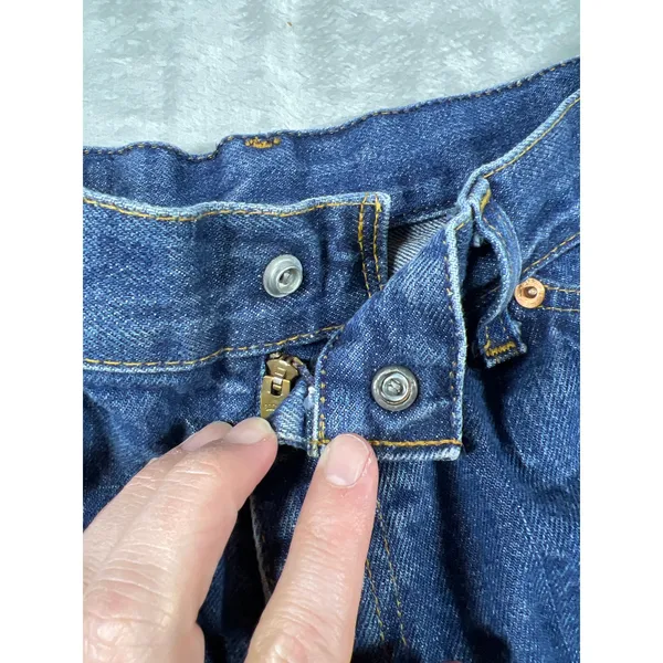 70/80s Vintage Levi’s Made in USA Orange Tab Jeans Women’s 16 Straight Cut Denim - Image 4