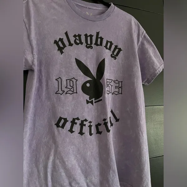 PLAYBOY OFFICIAL 1953 Vintage Wash 100% Cotton Unisex T-Shirt Adult Size M. GUC - Image 2
