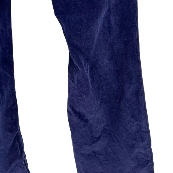 Free People We The Free Jayde Cord Flare Pants Raw Hem‎ Blue Size 29 - Image 9