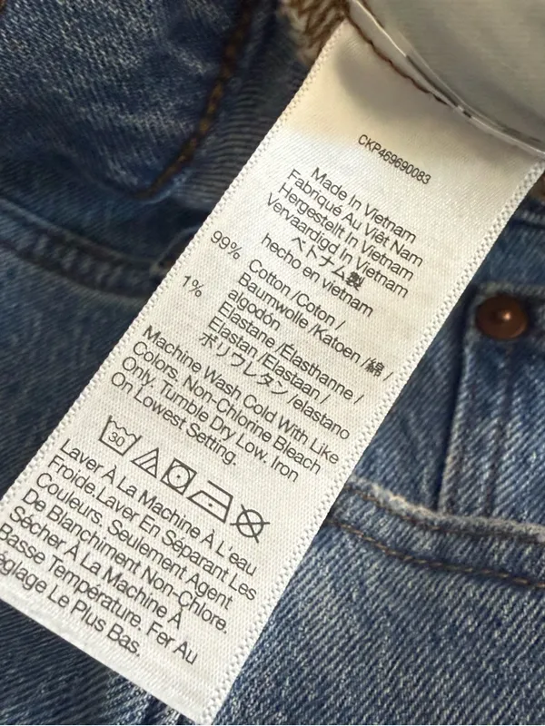 Madewell The Perfect Jean Short Size 33 High Rise Raw Hem Denim - Image 5