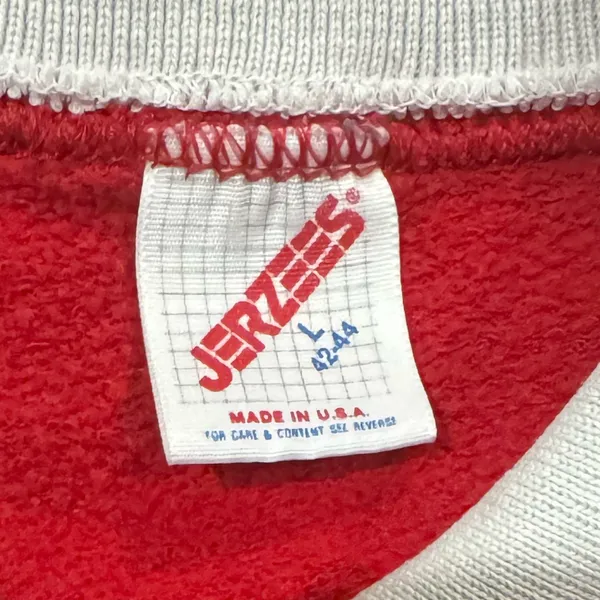 Vintage Kawaii Cow Graphic‎ Fleece Sweatshirt Collared L Cottagecore - Image 3
