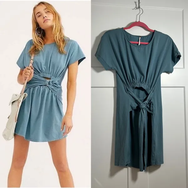 Free People Small waist cutout dress - Image 2