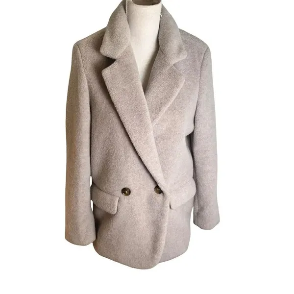 Free People Mari Blazer Coat Beige XS - Image 3