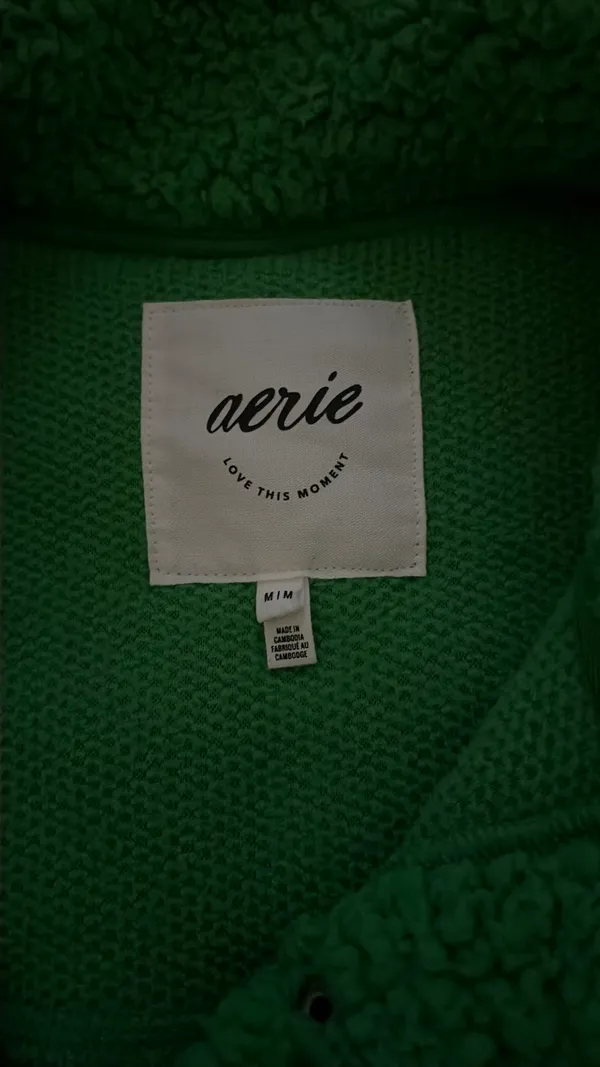 Aerie Sherpa Quarter Snap Sweatshirt - Image 2