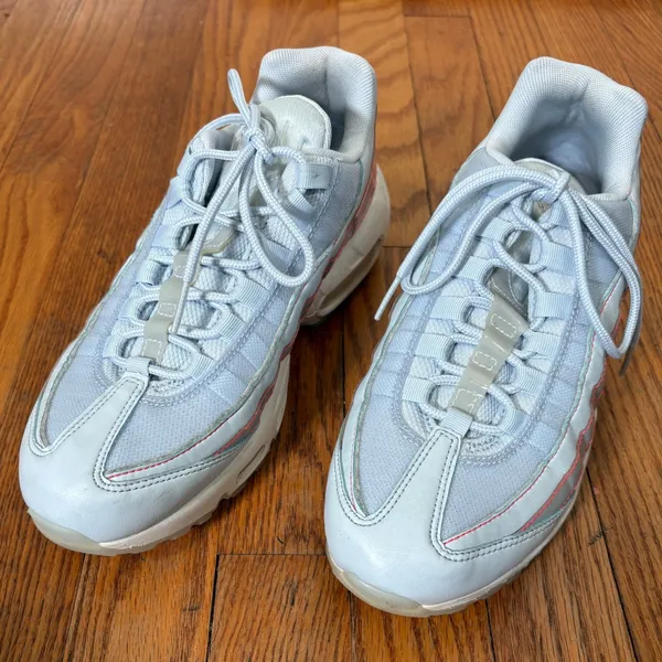 Nike Air Max 95 Half Blue Pink Gray Women's 9 Casual‎ Athletic Shoes - Image 2