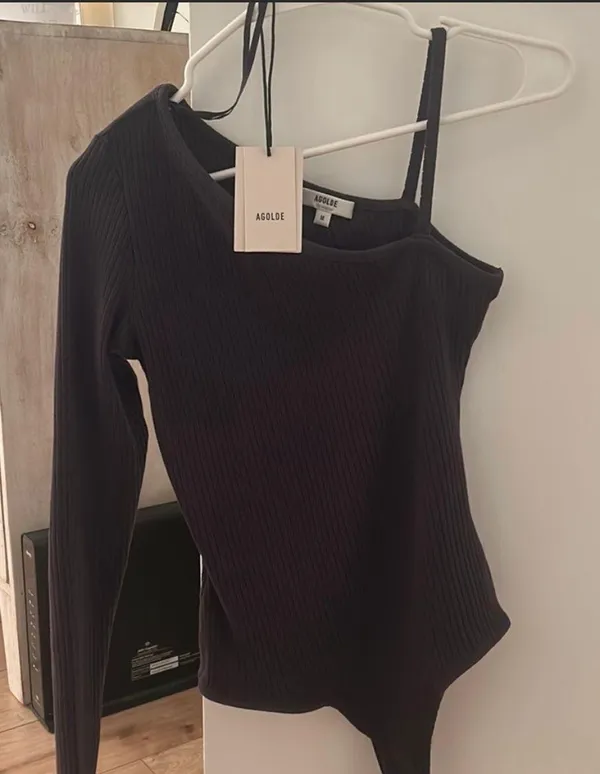 NWT Mika One Sleeve Thong Bodysuit - Image 6