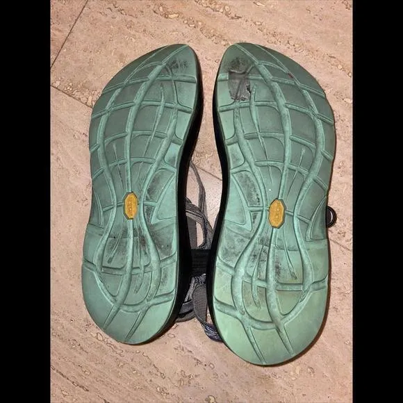 Chacos Vibram Purple Green Outdoor Strappy‎ Sandals Women’s Sz 8 - Image 4