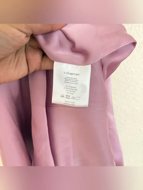 V. Chapman Women's Pink June Corset Strapless Wrap-Tie Dress Size 4 - Image 9