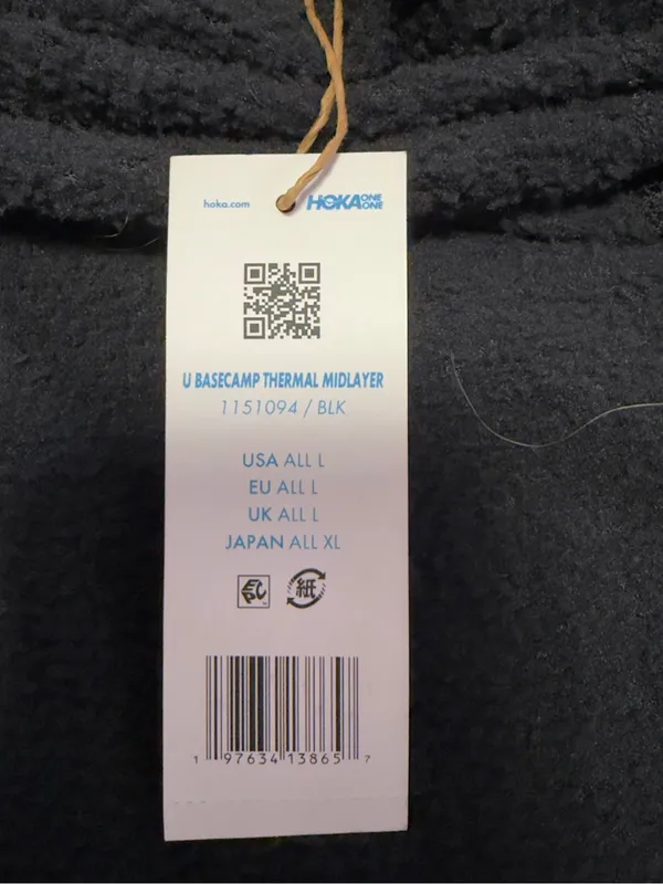 Hoka Black Sherpa Turtleneck Sweater for Men - Image 4