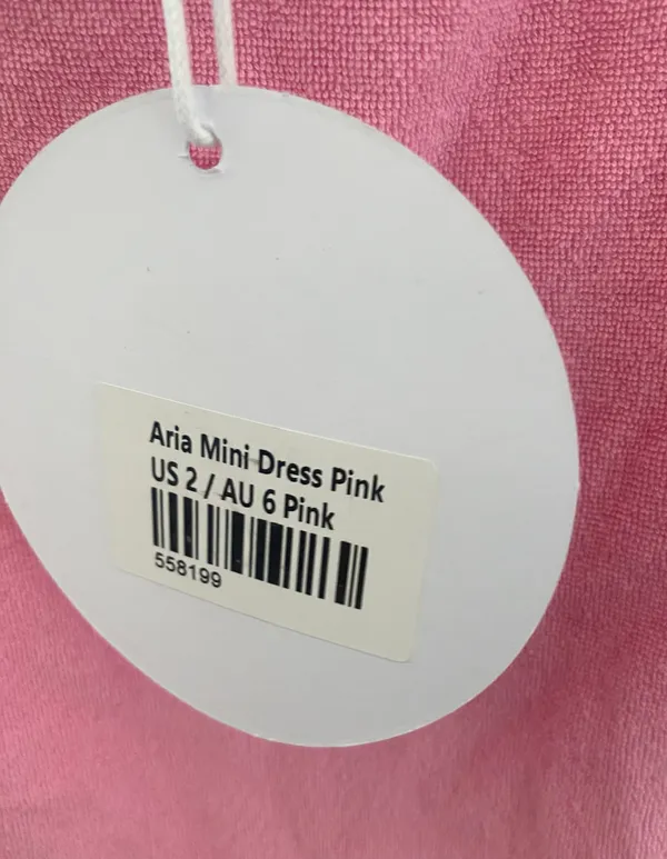 Pink Halter Mini Dress - Image 5