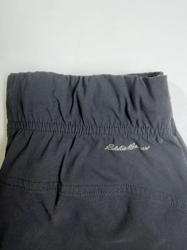 Eddie Bauer Women's Black Active Outdoor Hiking Jogger Pants Zipper Pockets - Image 2