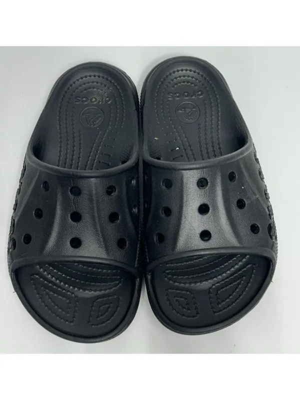 Crocs Baya II Slide Sandals Womens Size 6 Black Athletic Slip On Shoes - Image 3