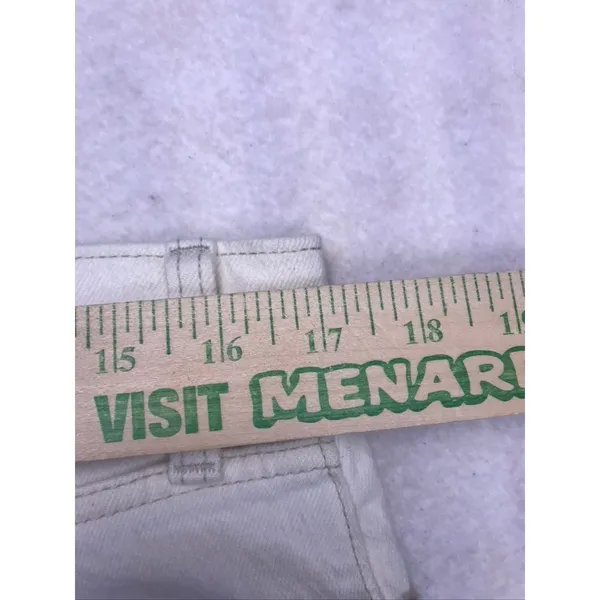 Abercrombie & Fitch 90s Straight Jeans‎ Womens 32/14R White NEW Ultra High Rise - Image 4