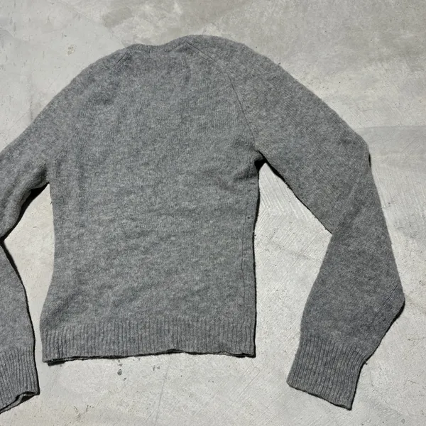 Vintage Abercrombie & Fitch 90s Y2K Sweater Women's M V Neck Hong Kong Moose - Image 10